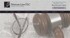 Desktop Screenshot of petersonesq.com