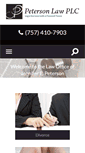Mobile Screenshot of petersonesq.com